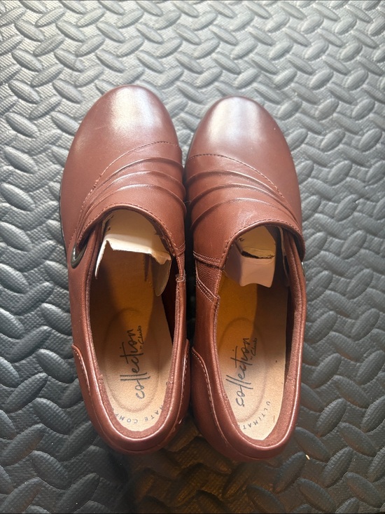 Clarks Shoes - Clarks Women's Brown Slip-On Loafers